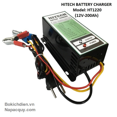 Máy nạp ắc quy 12V HITECH HT1220 , 12V-200Ah