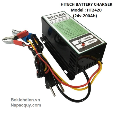 Máy nạp ắc quy 24V HITECH HT2420 , 24V-200Ah